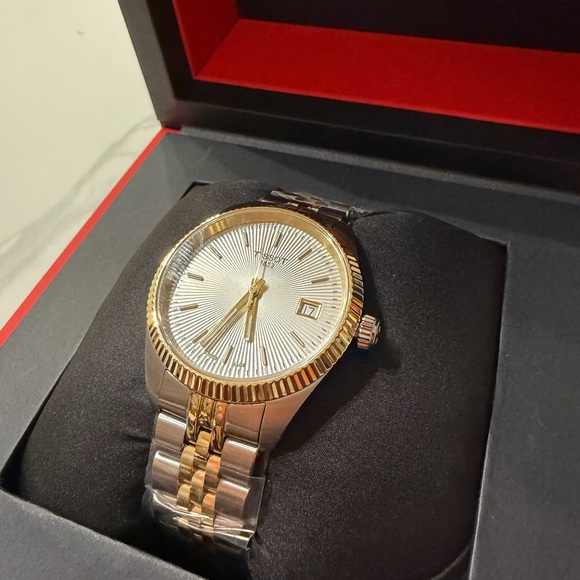 Tissot Silver and Gold Men's Watch - Picture 2 of 9